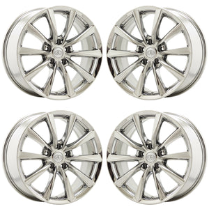 18" Infiniti G37 Q60 Bright Chrome wheels rims Factory OEM set 73742