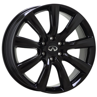 22" Infiniti QX56 QX80 Gloss Black wheels rims Factory OEM set 73729