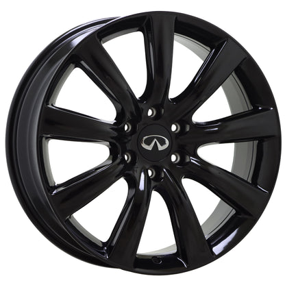 22" Infiniti QX56 QX80 Gloss Black wheels rims Factory OEM set 73729