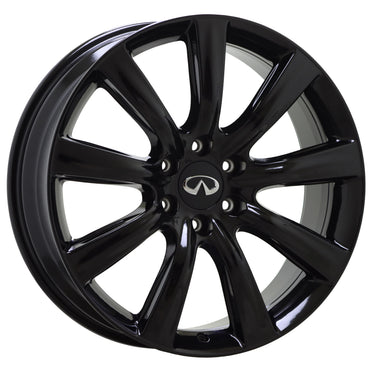 22" Infiniti QX56 QX80 Gloss Black wheels rims Factory OEM set 73729