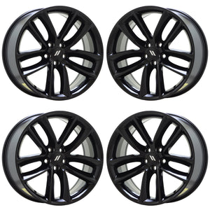 20" Dodge Challenger Gloss Black wheels rims Factory OEM set 2526 2653 EXCHANGE