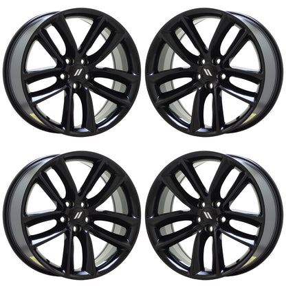 20" Dodge Charger Challenger Gloss Black wheels rims Factory OEM set 2526 2653