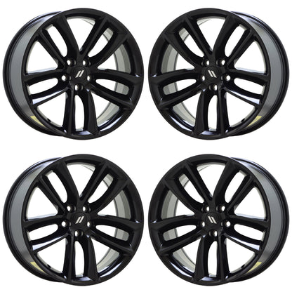 20" Dodge Charger Gloss Black wheels rims Factory OEM set 2526 2653 EXCHANGE