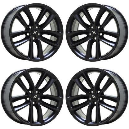 20" Dodge Charger Satin Black wheels rims Factory OEM set 2526 2653 EXCHANGE
