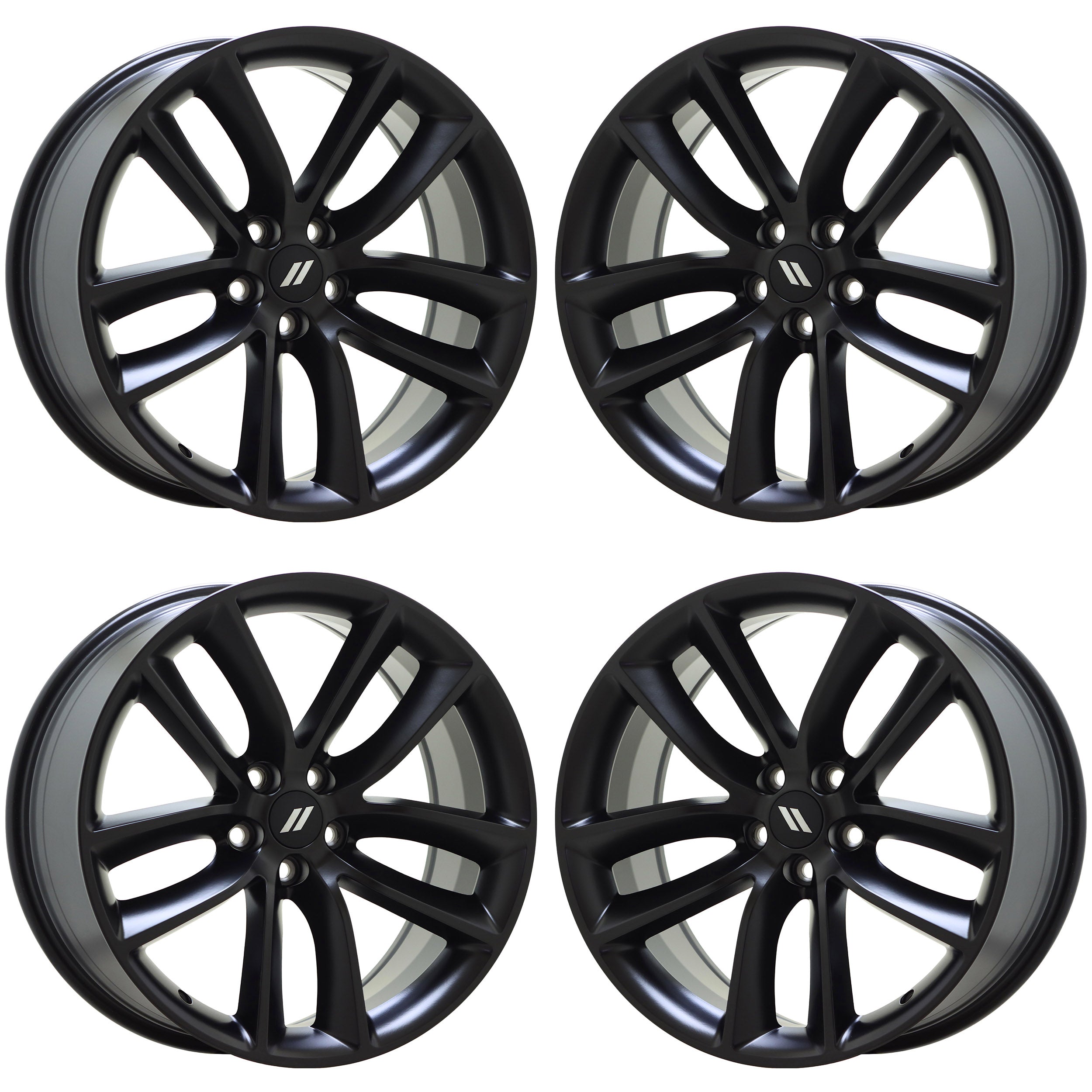20" Dodge Charger Challenger Satin Black wheels rims Factory OEM set 2526 2653