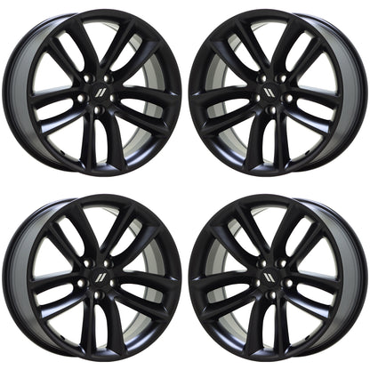 20" Dodge Charger Challenger Satin Black wheels rims Factory OEM set 2526 2653