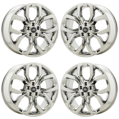 19" Land Rover Discovery Sport Bright Chrome wheels rims Factory OEM set 4 72262