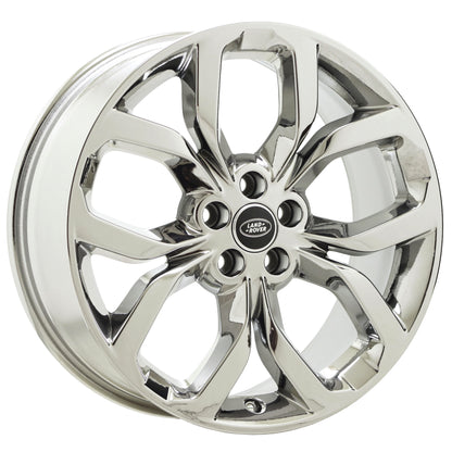 19" Land Rover Discovery Sport Bright Chrome wheels rims OEM set 72262 EXCHANGE