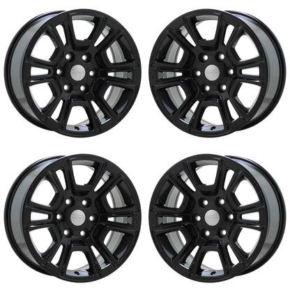 18" Jeep Grand Wagoneer Gloss Black wheels rims Factory OEM set 9295 EXCHANGE