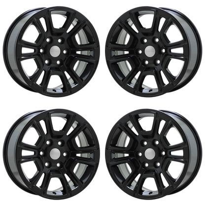 18" Jeep Grand Wagoneer Gloss Black wheels rims Factory OEM set 9295 EXCHANGE