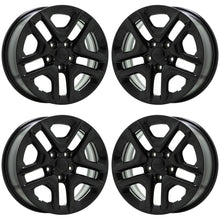 Load image into Gallery viewer, 16&quot; Jeep Compass Renegade Gloss Black wheels rims Factory OEM set 9185
