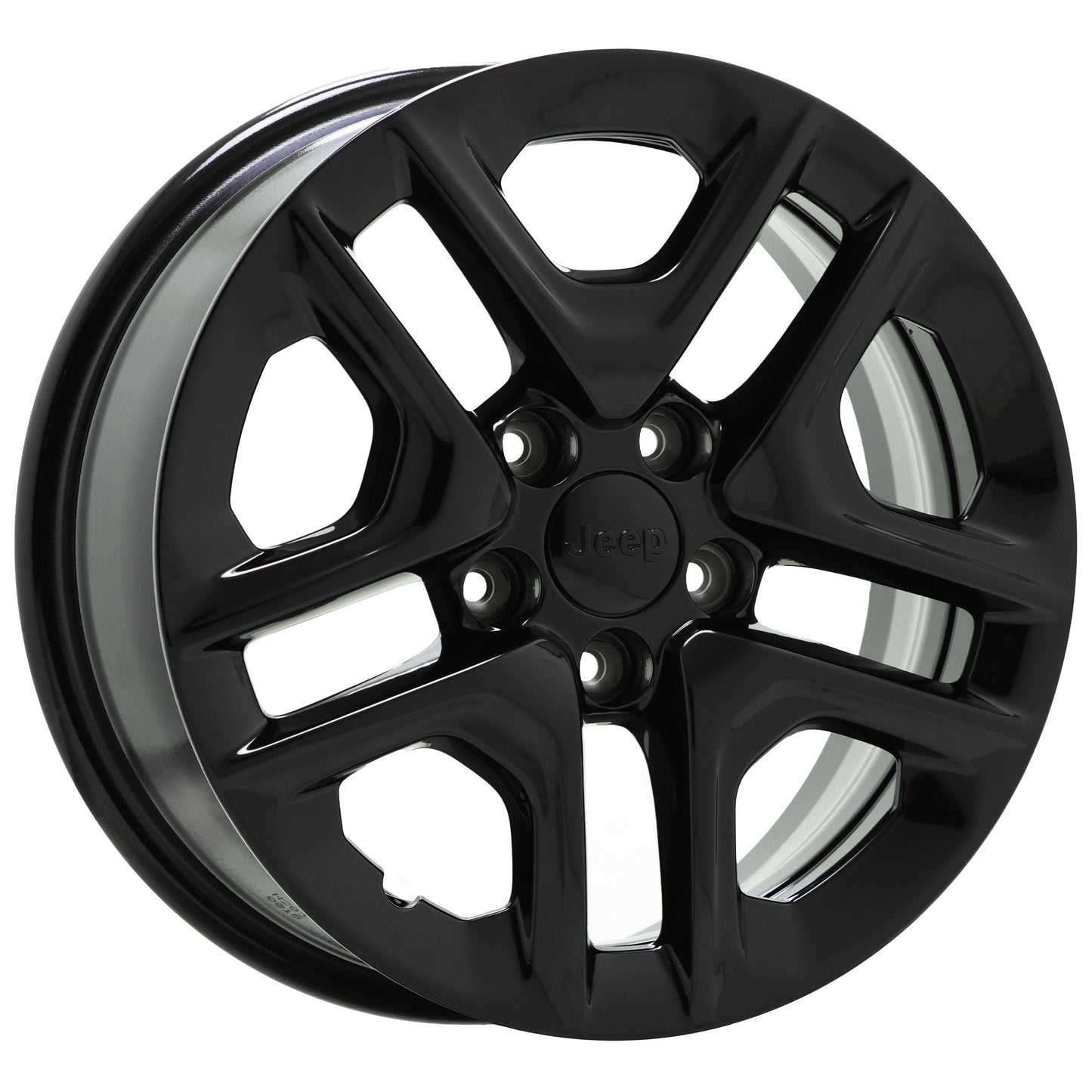 16" Jeep Compass Renegade Gloss Black wheels rims Factory OEM set 9185 EXCHANGE