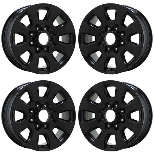 20" Ford F250 F350 SRW Gloss Black wheels rims Factory OEM set 10100