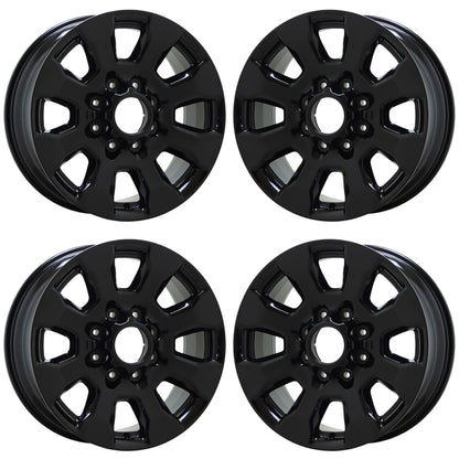 20" Ford F250 F350 SRW Gloss Black wheels rims Factory OEM set 10100 EXCHANGE