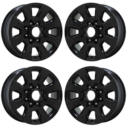 20" Ford F250 F350 SRW Gloss Black wheels rims Factory OEM set 10100 EXCHANGE