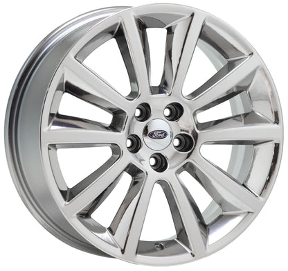 20" Ford Edge Flex Bright Chrome wheels rims Factory OEM set 3771 EXCHANGE