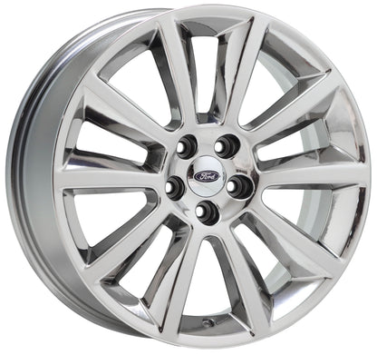 20" Ford Edge Flex Bright Chrome wheels rims Factory OEM set 3771 EXCHANGE