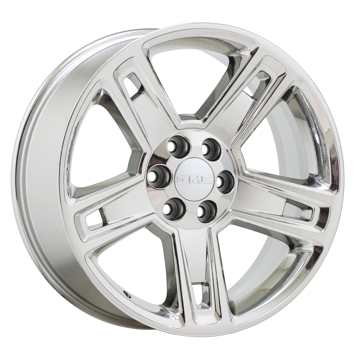 22" Silverado Tahoe Sierra Escalade Bright Chrome wheels Factory OEM set 5664