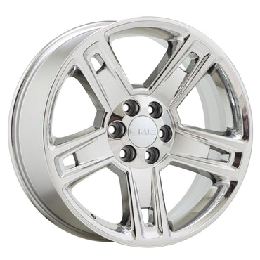 22" Silverado Tahoe Sierra Escalade Bright Chrome wheels Factory OEM set 5664