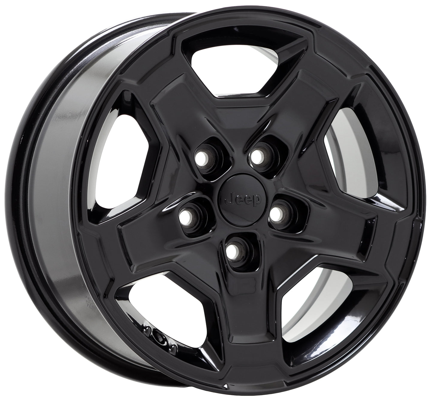 17" Jeep Gladiator Mojave Wrangler Gloss Black wheels rims Factory OEM set5 9259