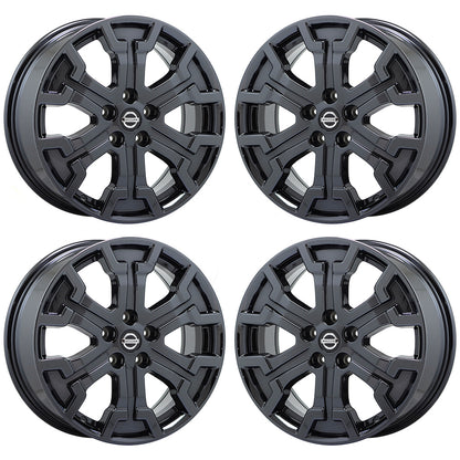 18" Nissan Pathfinder Black Chrome wheels rims Factory OEM 2019 2020 set 96469