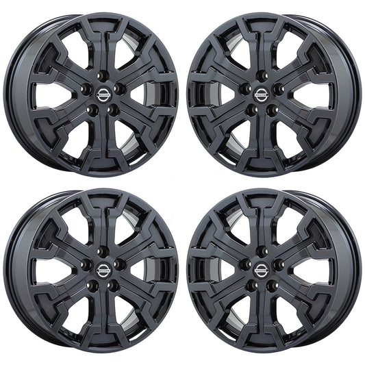 18" Nissan Pathfinder Black Chrome wheels rims Factory OEM 2019 2020 set 96469