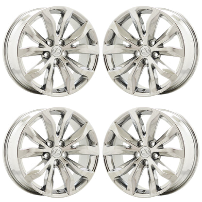 18" Lexus Turbo NX NX200t NX300h Bright Chrome wheels rims OEM set 74335