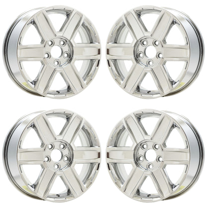 18" GMC Terrain Bright Chrome wheels rims Factory OEM set 5450 EXCHANGE