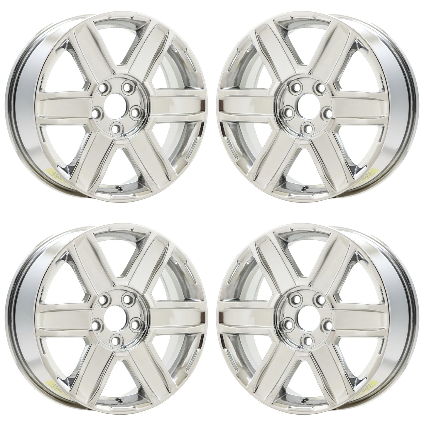 18" GMC Terrain Bright Chrome wheels rims Factory OEM set 5450