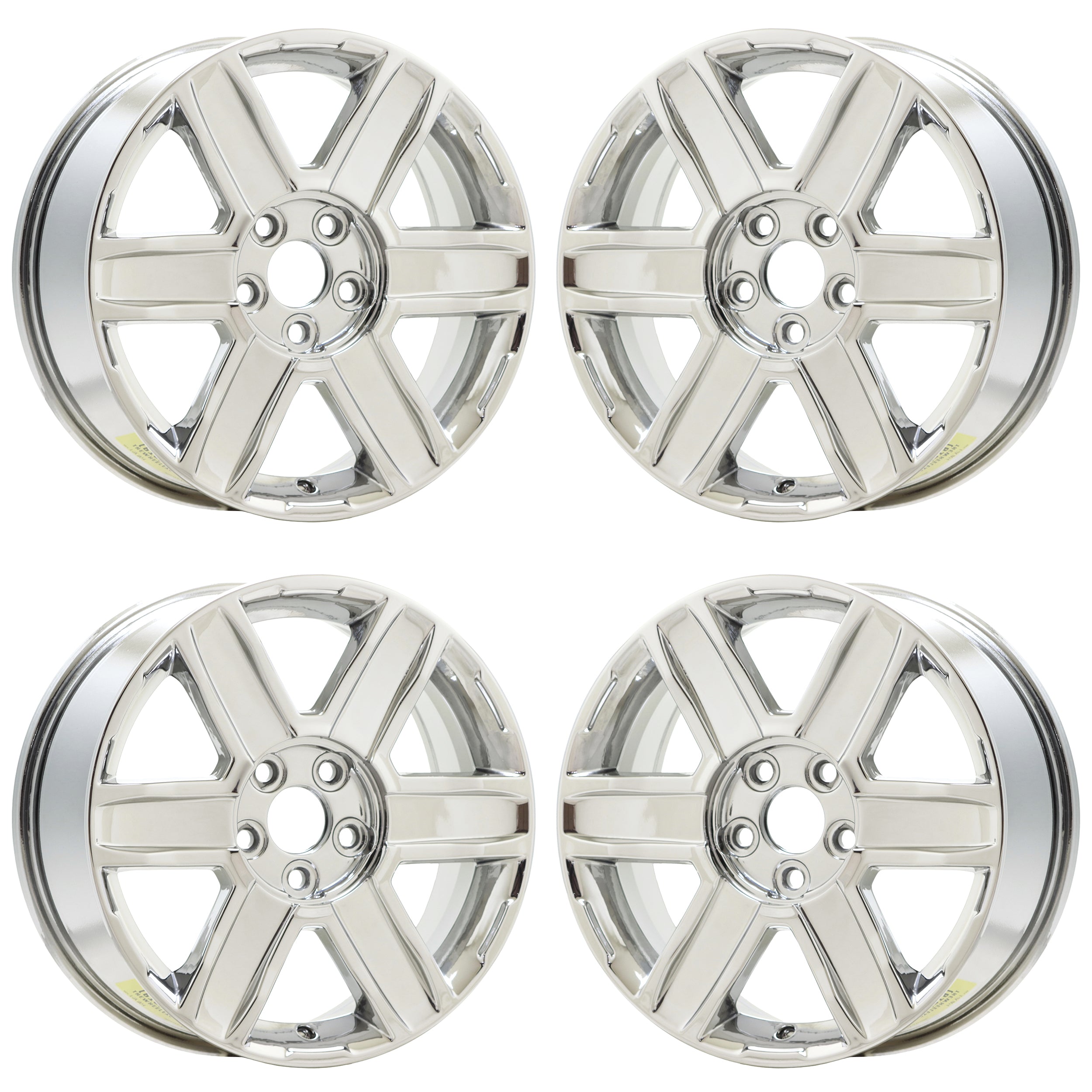 18" GMC Terrain Bright Chrome wheels rims Factory OEM set 5450