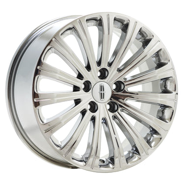 18" Lincoln MKX Bright Chrome wheels rims Factory OEM set 3851