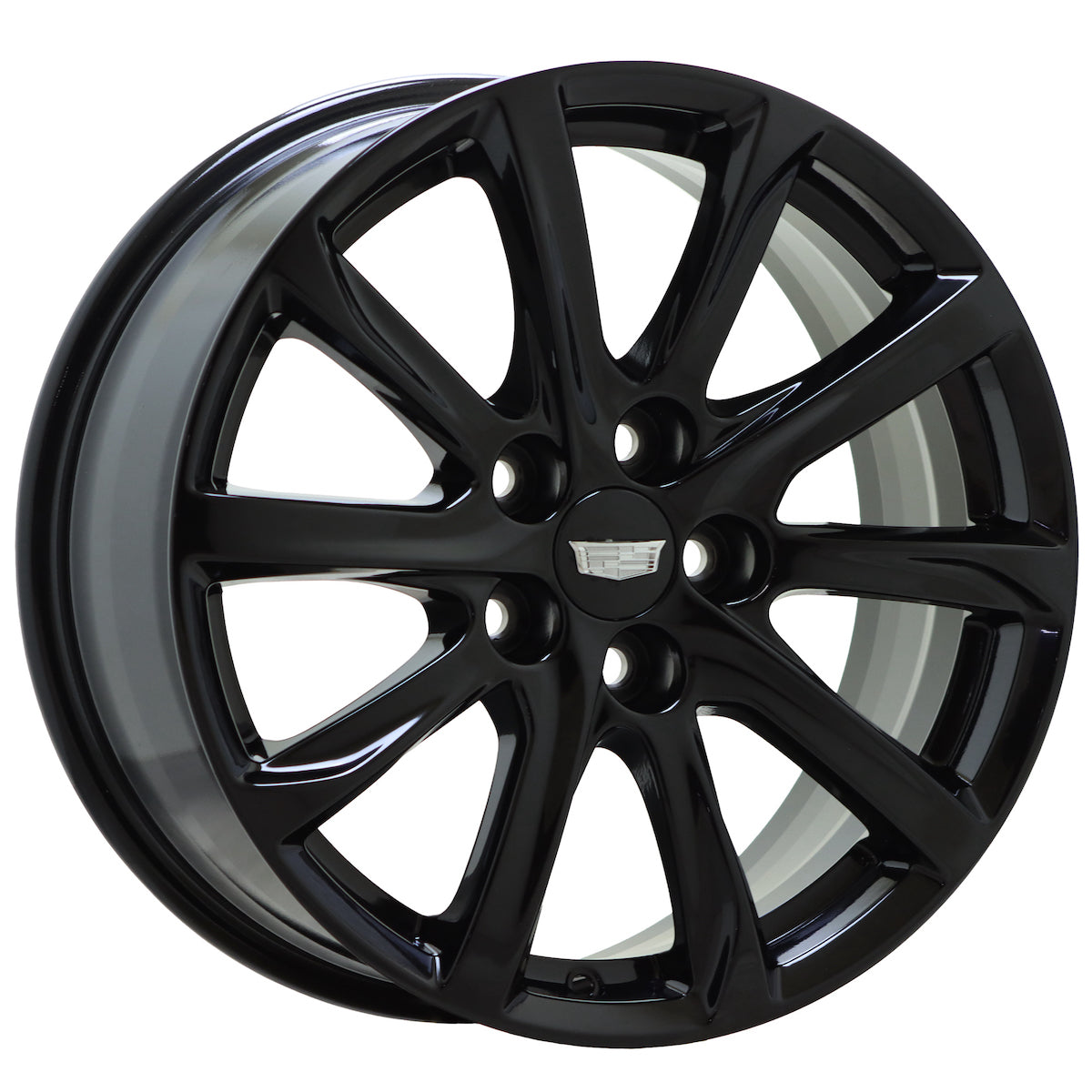 18" Cadillac XT4 Gloss Black wheels rims Factory OEM set 4822