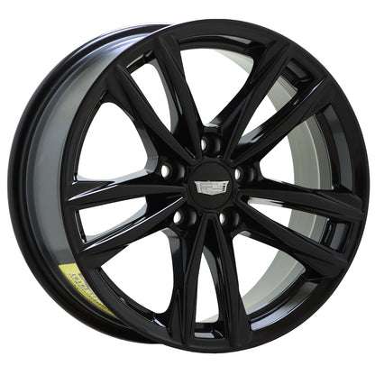 17" Cadillac CT4 Gloss Black wheels rims Factory OEM set 4857 96917