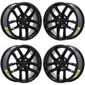 18" Jeep Grand Cherokee Black wheels rim Factory OEM 2021-2025 set 9286 EXCHANGE