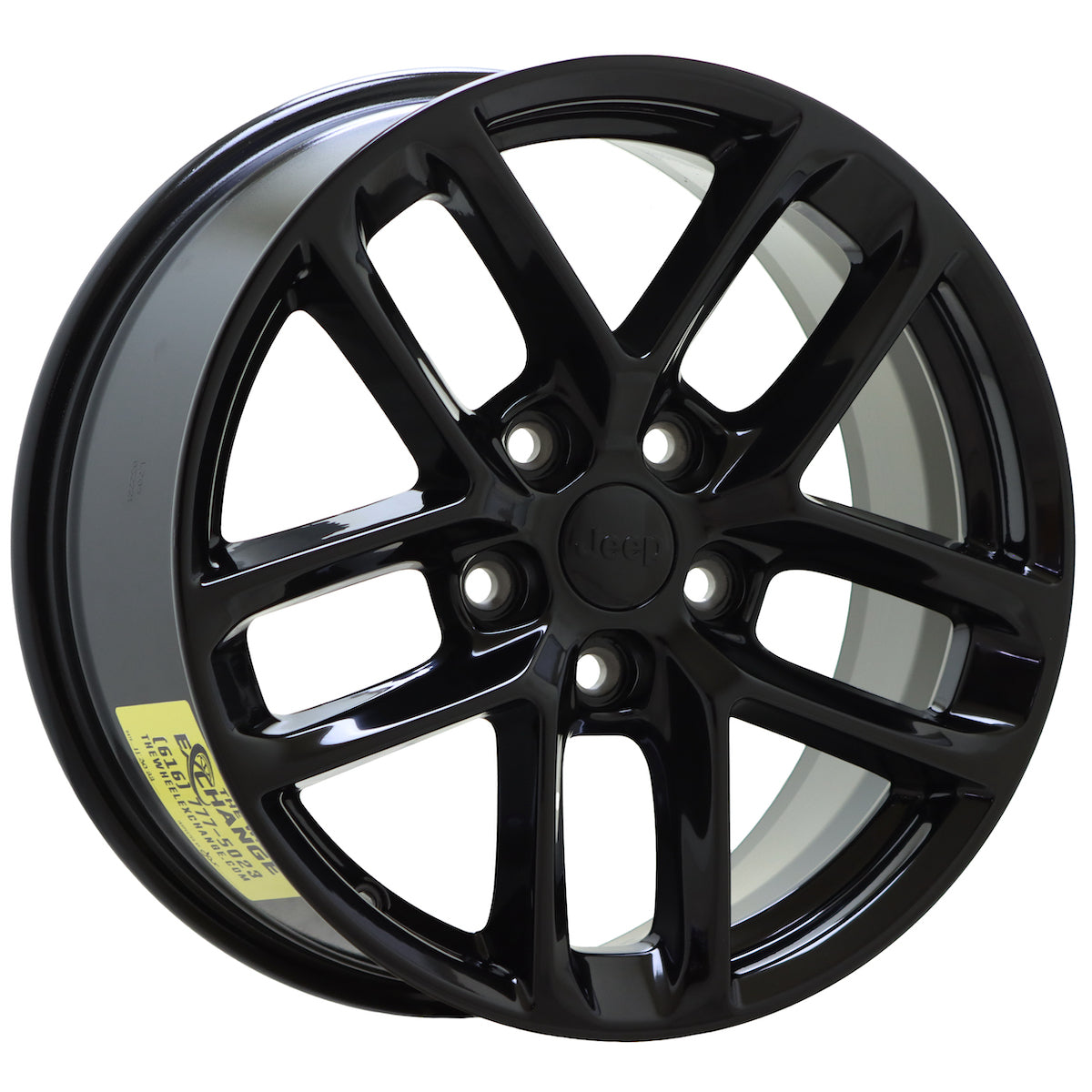 18" Jeep Grand Cherokee Gloss Black wheels rim Factory OEM 2021-2025 set 9286