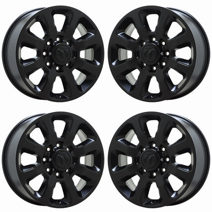 20" Dodge Ram 2500-3500 Truck Satin Black wheels rims Factory OEM 2698 EXCHANGE