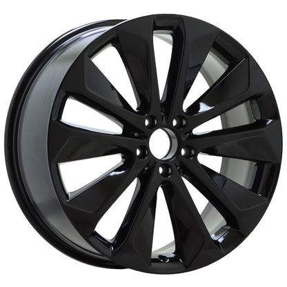 20" Mercedes GLE 350 450 Gloss Black wheels rims Factory OEM set 85754 85755