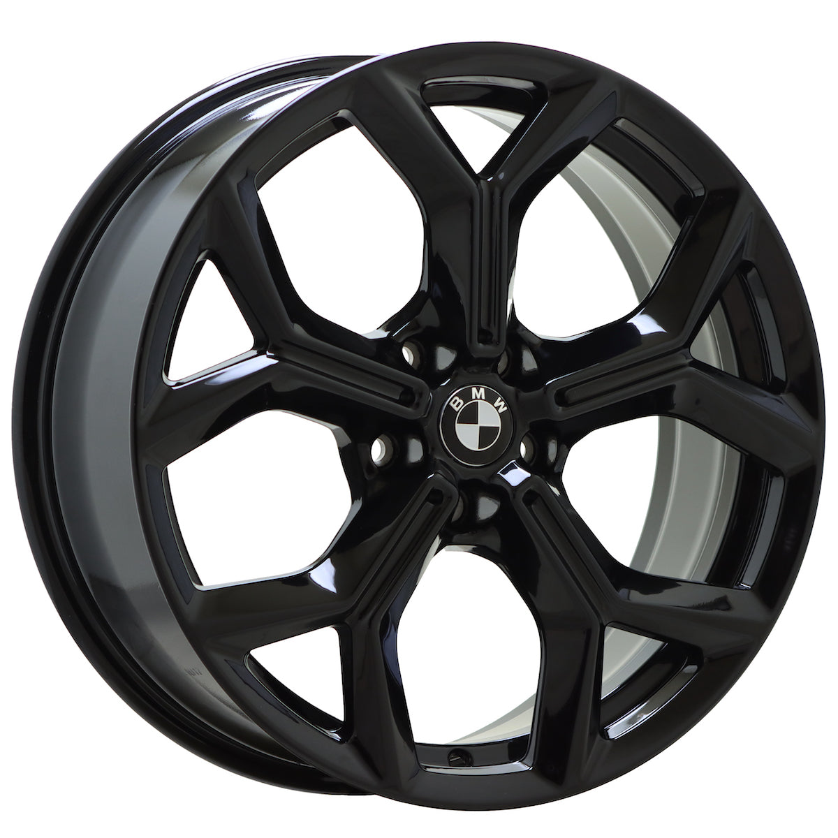 19" BMW X3 X4 Gloss Black wheels rims Factory OEM set 86529 EXCHANGE