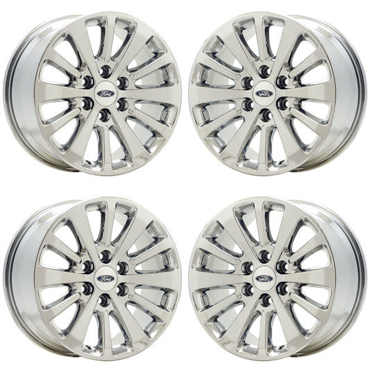 18" Ford Expedition Bright Chrome wheels rims Factory OEM set 3988