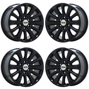 18" Ford Expedition Gloss Black wheels rims Factory OEM set 3988 EXCHANGE