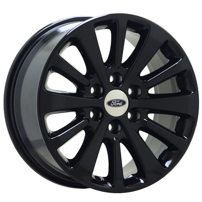 18" Ford Expedition Gloss Black wheels rims Factory OEM set 3988 EXCHANGE