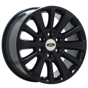 18" Ford Expedition Gloss Black wheels rims Factory OEM set 3988 EXCHANGE