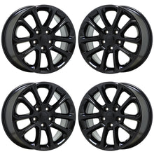 Load image into Gallery viewer, 18&quot; Jeep Grand Cherokee Dodge Durango Black wheels rims Factory OEM set 9136
