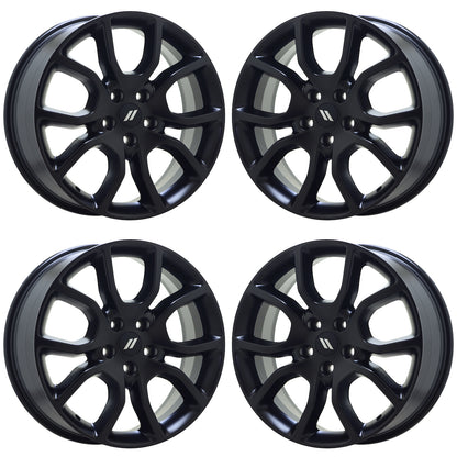 20" Dodge Durango Jeep Grand Cherokee Satin Black wheels OEM 2570 EXCHANGE