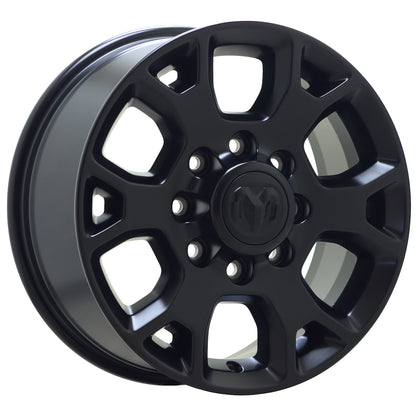 18" Dodge Ram 2500-3500 Truck Satin Black wheels rims Factory OEM set 2693