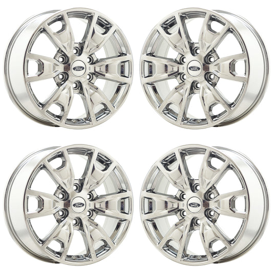 18" Ford Ranger Truck Bright Chrome wheels rims Factory OEM set 4 10231 EXCHANGE