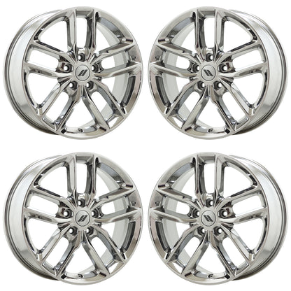 20" Dodge Durango Bright Chrome wheels Factory OEM set 2021-2024 2730