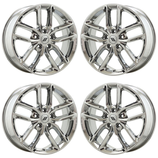 20" Dodge Durango Bright Chrome wheels Factory OEM set 2021-2024 2730