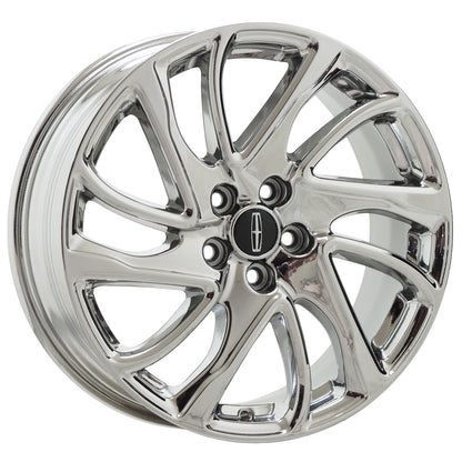 18" Lincoln Corsair Bright Chrome wheels rims Factory OEM 10247