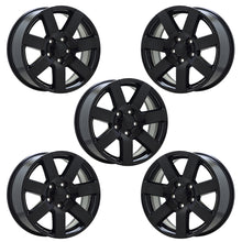Load image into Gallery viewer, 18&quot; Jeep Wrangler Gloss Black wheels rims Factory OEM set5 9115 EXCHANGE
